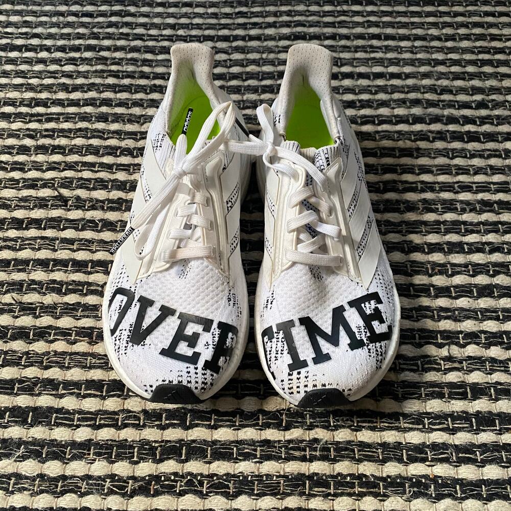 🌿Adidas X Overtime Womens Ultra Boost 5X Logo Graphic Sneakers 7.5